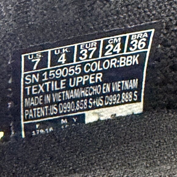 Skechers Slip-Ins Arya That's Sweet Sneakers Womens 7 Black Memory Foam Slip On - Picture 5 of 10